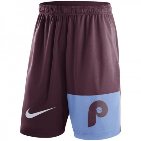 Men's Philadelphia Phillies Maroon Cooperstown Collection Dry Fly Shorts