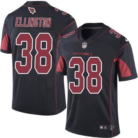 Cardinals #38 Andre Ellington Black Men's Stitched NFL Limited Rush Jersey