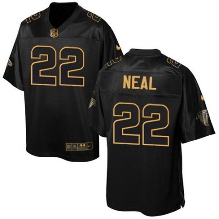Falcons #22 Keanu Neal Black Men's Stitched NFL Elite Pro Line Gold Collection Jersey