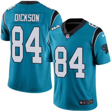 Panthers #84 Ed Dickson Blue Men's Stitched NFL Limited Rush Jersey