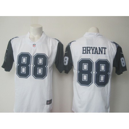 Men's Cowboys #88 Dez Bryant White Limited Rush Stitched NFL Jersey