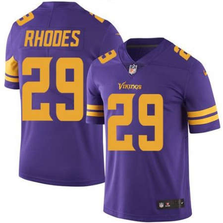 Vikings #29 Xavier Rhodes Purple Men's Stitched NFL Limited Rush Jersey