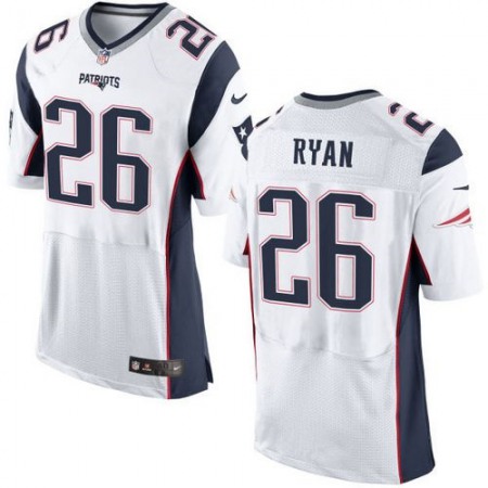 Patriots #26 Logan Ryan White Men's Stitched NFL New Elite Jersey