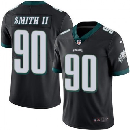 Eagles #90 Marcus Smith II Black Men's Stitched NFL Limited Rush Jersey