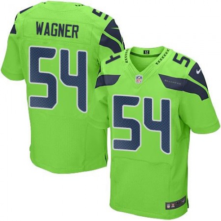 Seahawks #54 Bobby Wagner Green Men's Stitched NFL Elite Rush Jersey