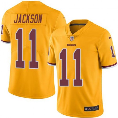 Redskins #11 DeSean Jackson Gold Youth Stitched NFL Limited Rush Jersey