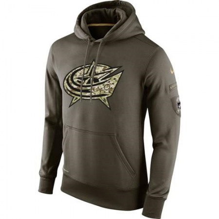Men's Columbus Blue Jackets Salute To Service NHL Hoodie