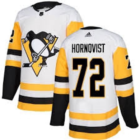 Men's Pittsburgh Penguins #72 Patric Hornqvist White Stitched NHL Jersey