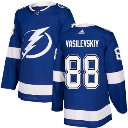 Men's Tampa Bay Lightning #88 Andrei Vasilevskiy Blue Stitched NHL Jersey